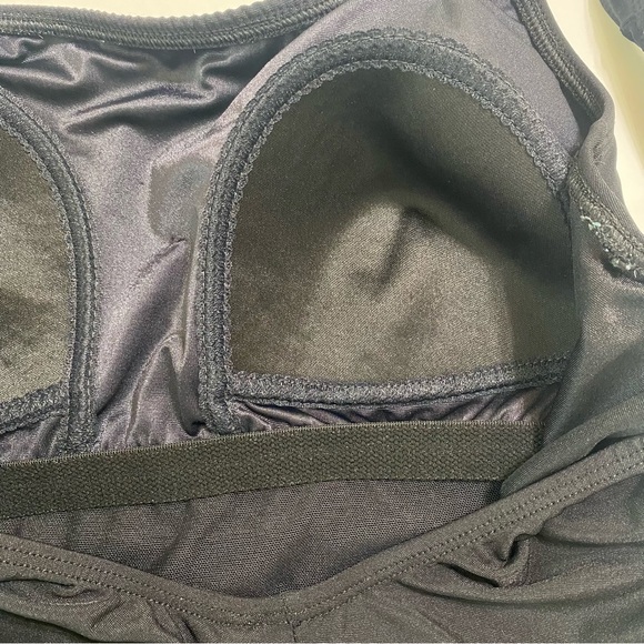 Great Lengths women’s one piece swimsuit with spandex size 14 black with stripes - Picture 6 of 8